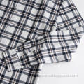 Men's Cotton Plaid Long Sleeve Check Formal Shirt